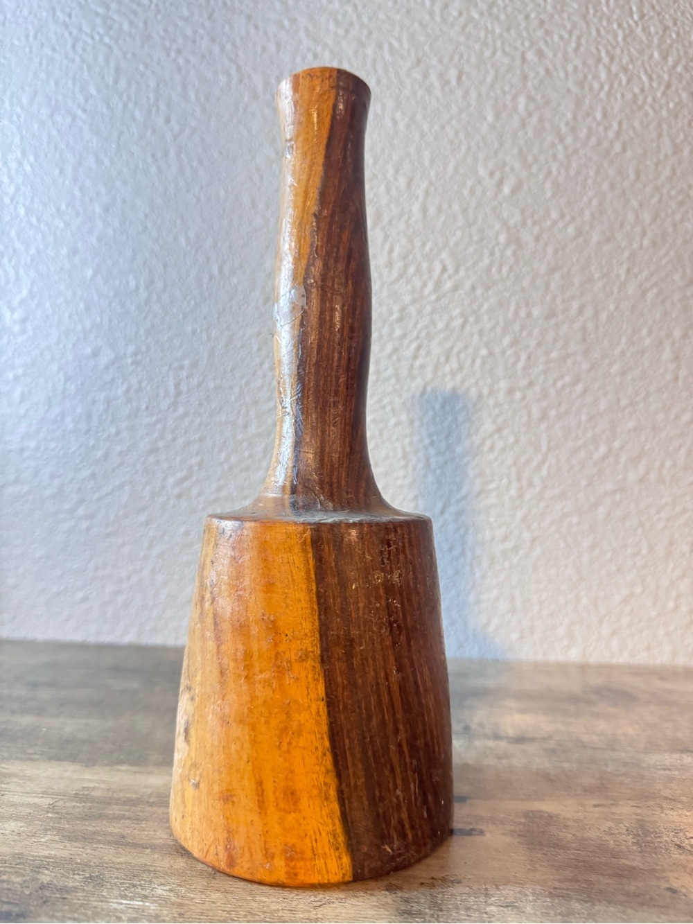 Vintage Turned Wooden Butter Paddle / Butter Print Mold - Picture 8 of 12